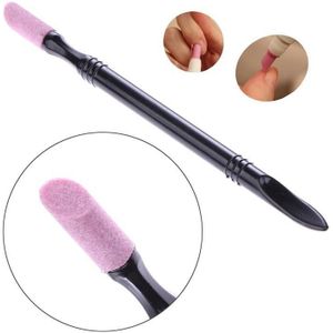 1Pcs Draagbare Nail Cuticle Pusher Quartz Polijsten Pen Dode Huid Remover Trimmer Nail Art Manicure Slijpen Gereedschap Pedicure