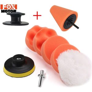 9X 100Mm Auto Polijstmachine Kras Reparatie Auto Handleiding Polijsten Schoon Waxen Tool Verf Correctie Kit Auto Detaillering Scrath Reparatie