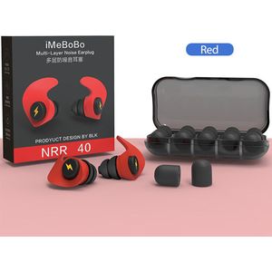 Oordoppen Slaap Siliconen Zwart Geluiddichte Tapones Oido Ruido Ruisonderdrukking Filter Voor Oren Oordopje Soft Foam Slapen Oordopjes