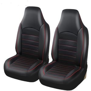 2 Stuks Pu Leer Voor Auto Bekleding Mode Stijl Hoge Rug Emmer Auto Bekleding Universele Auto Interieur Auto seat Protector