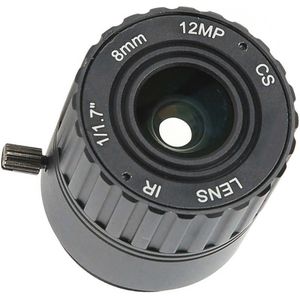 Cctv Lens 12MP Lens F1.2 1/2.5 Cs Interface 69.5X55.6X40.3 Breedbeeld F1.2 Relatieve Diafragma 8Mm Voor Bewakingscamera 'S Cs