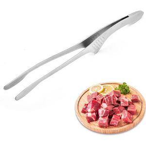 Salade Draagbare Koken Chef Roestvrij Stalen Klem Grillen Serveren Bbq Tang Accessoires Hittebestendige Voedsel Clip Keuken Tool