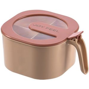 Creatieve Nordic Stijl Zout Shaker Kruidkruik Kruiden Spice Container Vierkante 4 Grids Peper Pot Doos Kruidenrek Keuken Opslag