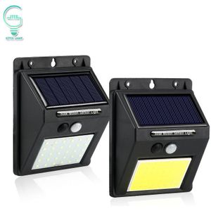 Oplaadbare Solar Light 20 30 48 60 96 Led Waterdichte Pir Motion Sensor Beveiliging Solar Lamp Outdoor Nood Wandlamp