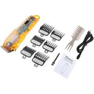 Draadloze Tondeuse Draagbare Elektrische Pro Trimmer Draadloze Haar Knippen Kapper Baard