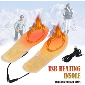 Unisex Winter Warmer Voet Usb Opladen Elektrische Verwarmde Inlegzolen Verwarming Binnenzool Laarzen Oplaadbare Heater Pads Camping Skiën