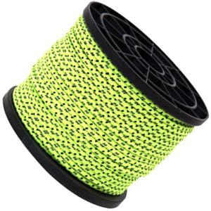 Reflecterend Tenttouw – Nylon Touw 4 Mm X 2 M – Tot 260 Kg Draagkracht – Met Liertouwgesp – 8 Stuks