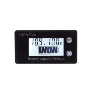 Mini Batterij Capaciteit Indicator Dc 10V-100V Lood-zuur Lithium LiFePO4 Auto Motorfiets Voltmeter Spanningsmeter 12V 24V 48V 72V