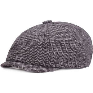 Volwassenen Outdoor Achthoekige Krantenjongenspet Lichtgewicht Verstelbare Cotton Blend Baret Wasbaar Draagbare Schilder Twill Weven Mannen Cap