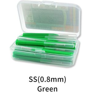 30 Stks/set Ik Vormige Rager Denta Floss Interdentale Cleaners Orthodontische Dental Tanden Borstel Tandenstoker Oral Care Tool
