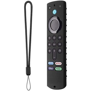 Voor Brand Tv Stok 3Rd Generatie Voice Afstandsbediening Siliconen Case Lichtgewicht Antislip Schokbestendig Met Band