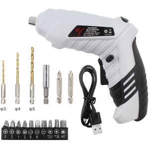 Cordless Mini Elektrische Schroevendraaier Shape-Shifting 3.6V Power Tools Oplaadbare Lithium Batterij Twee-weg Schakelaar Thuis Diy set