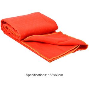 Non Slip Yoga Mat Handdoek Lichtheid En Draagbaarheid Geen Ruimte Bezetten Anti Skid Absorberende Polar Fleece Yoga Deken 183x63cm