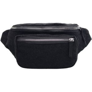 Corduroy Taille Bag Rits Borst Zak Sport Reizen Fanny Pack Meisje Riem Tassen Mode Telefoon Taille Pack Voor vrouwen