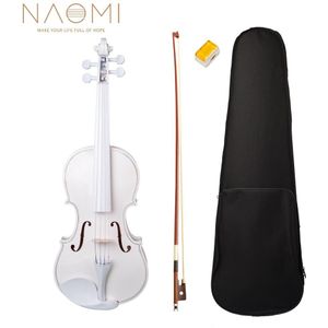 Naomi Student Viool Full Size Viool Fiddle Wit Viool Set Kids Beginners Gebruiken 4/4 Student Viool W/Case Bow rosin