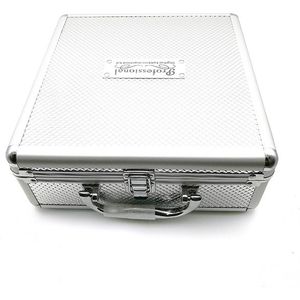 Liberty Machine Doos Goedkope Perfecte Professionele Koffer Draagbare Dames Make-Up Case Sieraden Doos Opbergdoos Aluminium Organizer