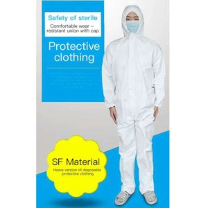 Wegwerp Waterdichte Olie-Slip Beschermende Overall Voor Spary Schilderen Blootstelling Doek Totale Pak Werkkleding Bescherming Pak