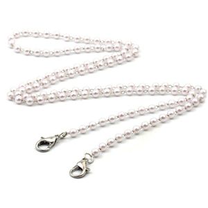 Kralen Sieraden Masker Lanyard Koord Kristal Parel Lenzenvloeistof Houder Chain Ketting