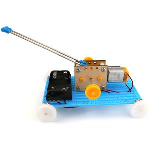 DIY Robot Wetenschap en technologie productie van elektrische vierwiel tank model auto wetenschappelijke uitvinding Diy Wielen Robotic