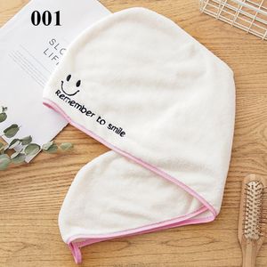 Vergeet Niet Om Glimlach Quick Dry Lady Badhanddoek Microfiber Badhanddoek Voor Mom Haar Droog Cap Super Leuke Salon Handdoek