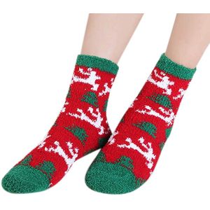 6 Pairs Verdikte Warme Kerst Sokken Vrouwen Winter Fleece Sokken Voor Thuis Slapen Dagelijks Health99