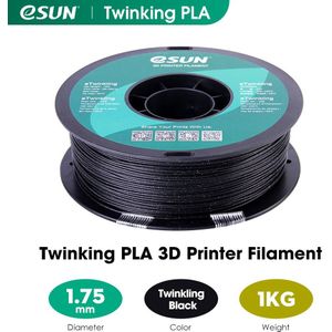 Esun Twinkling Pla Filament 1.75Mm Glitter Pla 3D Printer Filament 1Kg (2.2 Lbs) spool 3D Afdrukken Materialen Voor 3D Printers