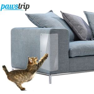 Pawstrip 2 stks/set Sofa Kat Klauw Protector 47*15cm Bescherm Pads Kat Krabpaal Meubels Beschermhoes Voor lederen Stoelen