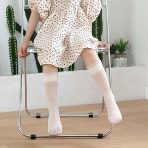 S Ummer Kinderen Meisje Leuke Transparante Aardbei Sokken. Dunne Kid &#39;S Peuter Prinses Kniekousen. Japanse Stijl Jk Sok Sox