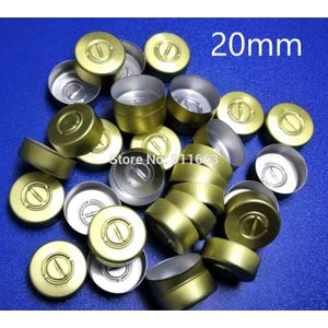 20Mm Aluminium Cap,30 Stks/partij, Farmaceutische Caps, Flacon Afdichting Cap, Afdichting Top, verzegelde Flacon, Aluminium Tops Voor Krimp Glazen Flacon