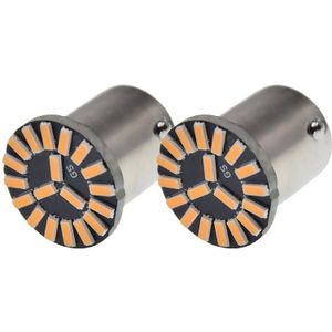 2/4 Pcs 1156 BA15S BAU15S Led Auto Signal Lights Witte Amber Oranje P21W PY21W 7507 Auto Indicator Turn Reverse Lamp lamp 12V Dc