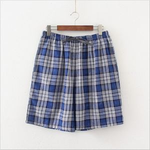 2022 Zomer Mannen 100% Katoen Slaap Shorts Casual Nachtkleding Broek Pyjama Man Thuis Slaap Plaid Shorts Mannen Lounge Shorts M-XXL