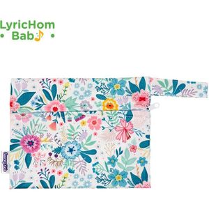 Lyrichom Baby Nat Droog Luiertas Rugzak Herbruikbare Waterdichte Mode Prints Luiers Mummie Zak Twee Ritssluiting Baby Care