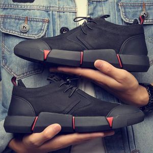 Brand Alle Zwarte Mannen Lederen Casual Schoenen Mode Sneakers Winter Keep Warm Met Bont Flats Big Size Tyu7