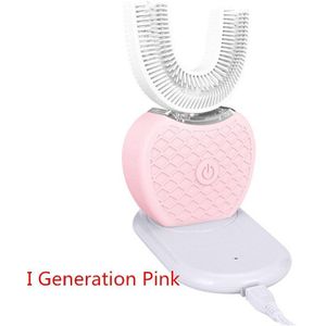 360 Graden Sonic Elektrische Tandenborstel Oplaadbare 4 Modus Automatische Tandenborstel Usb Siliconen Opzetborstels Smart U Type Tanden Borstel
