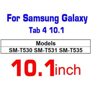 Voor Samsung Galaxy Tab 4 8.0 SM-T330 T331 T337 T335 Screen Protector Voor Samsung Tab 4 10.1 SM-T530 T531 T535 temperd Glas Film