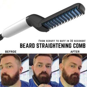 Mannen Quick Baard Stijltang Styler Kam Stijltang Multifunctionele Haar Curling Curler Tonen Cap Tool