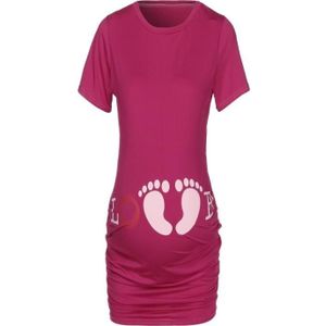 Vrouwen Moederschap Blouse Verpleegkundige Zwangere Tops Korte SleeveMother Print T-Shirt Zwangerschap Shirts Ropa Moeder De Moda