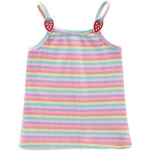 Meisjes Zomer Bloemen Tanks Tops Ondergoed Kids Kleding Katoen Hemdje Baby Hemd Tiener Singlets Kinderen Ondergoed Zoete