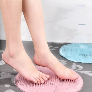 30Cm Ronde Siliconen Bad Massage Kussen Borstel Voor Luie Wassen Voeten Schoon Dode Huid Artefact Rugkussen Douche Anti-Cellulitis