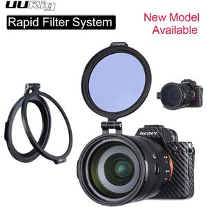 Uurig Rfs Nd Filter Rapid Filter Systeem Quick Release Flip Beugel Lens Flip Mount Voor Sony Nikon Dslr Camera accessoires