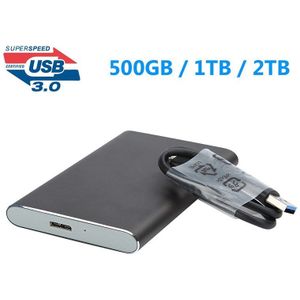 1Tb Externe Harde Drives Usb 3.0 2.5Inch Draagbare Ultra Dunne Aluminium Metalen Mobiele Harde Schijf