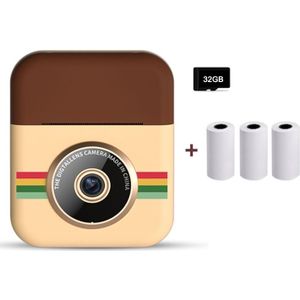 E65A Instant Print Camera Mini Digitale Camera Dual Lens Video Recorder Voor Jongen Meisje
