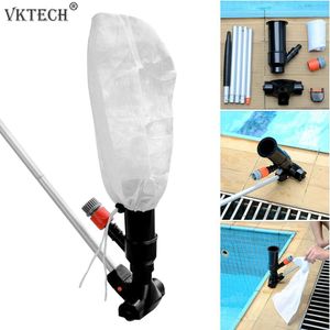 Jet Zwembad Stofzuiger 5 Pole Sectie Zuig Tip Connector Inlaat Zwembad Vijver Fontein Spa Afneembare Cleaning Tools