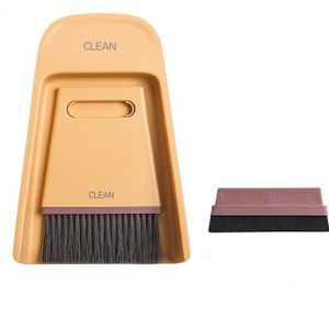 Desktop Mini Reinigingsborstel Kleine Bezem Dustpans Set Desktop Veegmachine Vuilnis Schoonmaken Schop Tafel Huishouden Cleaning Tools