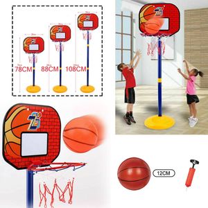 Outdoor Sport Set Basketbal Spelen Verstelbare Stand Mand Holder Hoop Doel Game Mini Indoor Kind Kid Jongens Speelgoed Voor Kinderen
