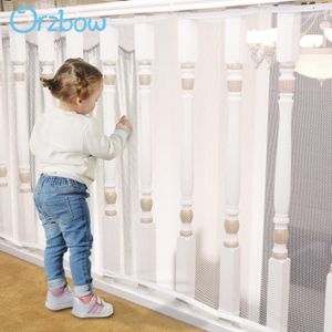 Orzbow Baby Veiligheid Hek Kid Trap Balkon Kinderen Bescherming Rail Net Verdikking Mesh Peuter Security Gate Mesh