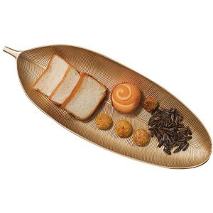 Eenvoudige Snack Fruitschaal Dessertbord Thuis Eettafel Opbergvak Creatieve Gouden Dienblad Decoratie