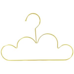 10Pcs Hangers Non Slip Metalen Peuters Kleerhanger Golden Kinderen Cloud Vorm Kleerhanger Kleding Organizer Rack