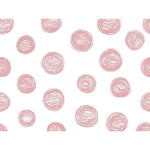 Hoofdeinde Kind Bed Roze Cirkels