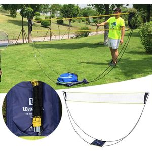 Standaard Badminton Net Indoor Outdoor Sport Volleybal Training Draagbare Quickstart Tennis Badminton Vierkante Netto # D